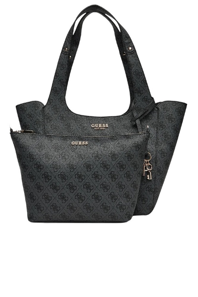GUESS CALISTA 2 IN 1 TOTE ΤΣΑΝΤΑ ΓΥΝΑΙΚΕΙΑ GREY