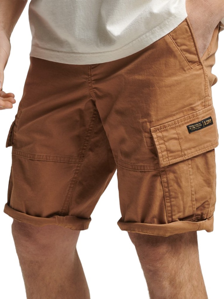 SUPERDRY VINTAGE CORE CARGO SHORT ΒΕΡΜΟΥΔΑ ΑΝΔΡΙΚΗ BROWN