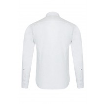 U.S.POLO ZED 000191 EH03 SHIRT LS SLIM FIT ΠΟΥΚΑΜΙΣΟ ΑΝΔΡΙΚΟ WHITE
