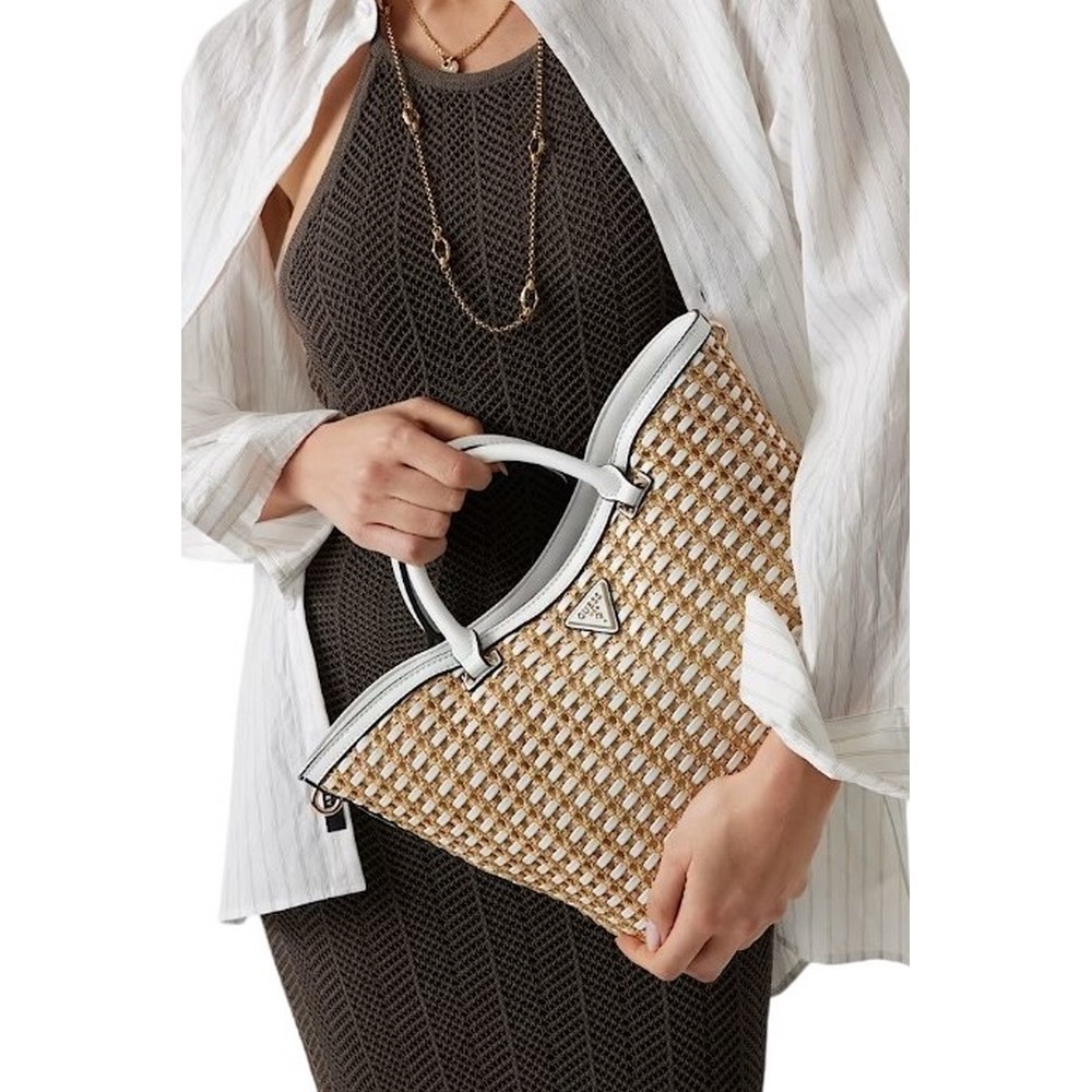 GUESS ATALIA TOTE ΤΣΑΝΤΑ ΓΥΝΑΙΚΕΙΑ WHITE