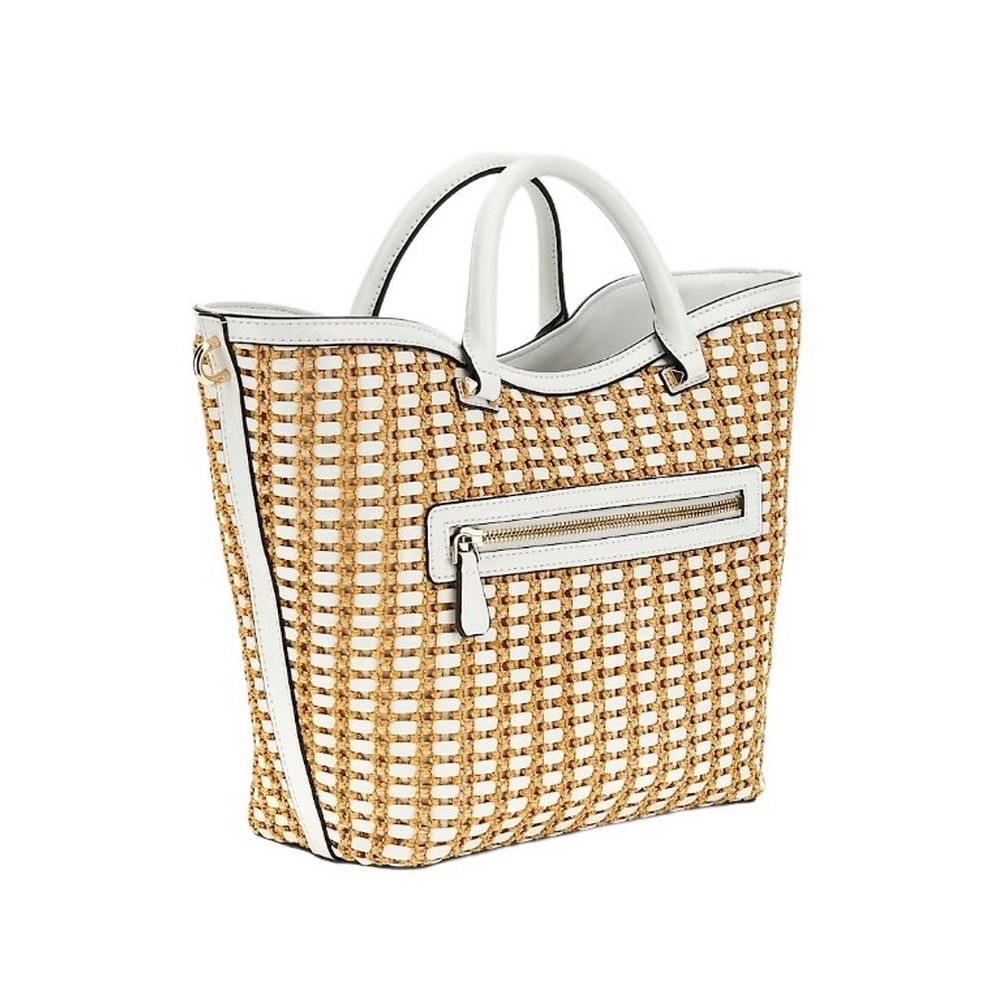 GUESS ATALIA TOTE ΤΣΑΝΤΑ ΓΥΝΑΙΚΕΙΑ WHITE