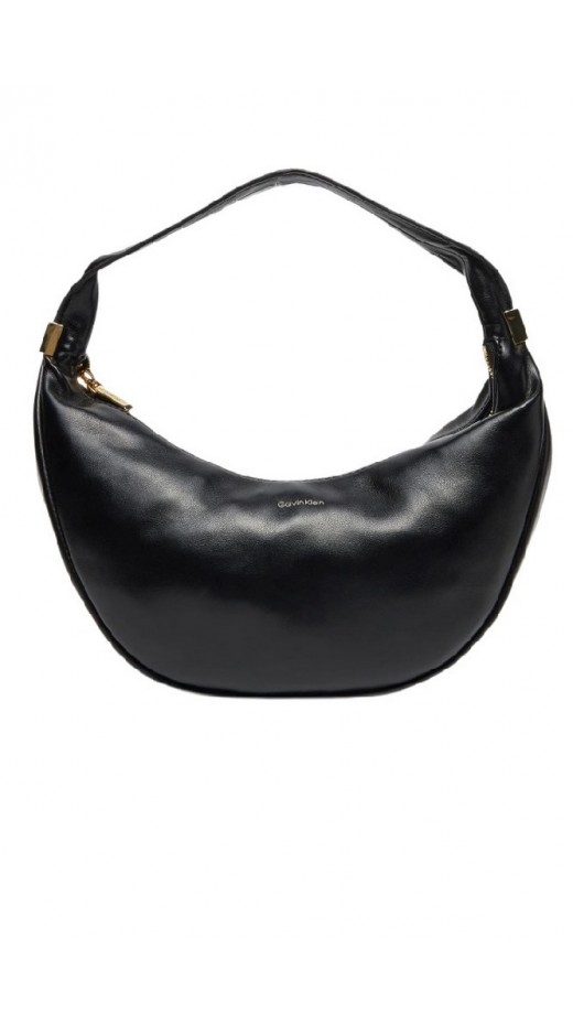 CALVIN KLEIN PINCHED SOFT CRESCENT SM ΤΣΑΝΤΑ ΓΥΝΑΙΚΕΙΑ BLACK