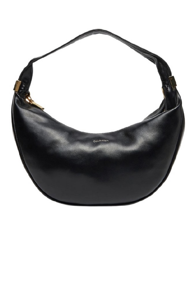 CALVIN KLEIN PINCHED SOFT CRESCENT SM ΤΣΑΝΤΑ ΓΥΝΑΙΚΕΙΑ BLACK