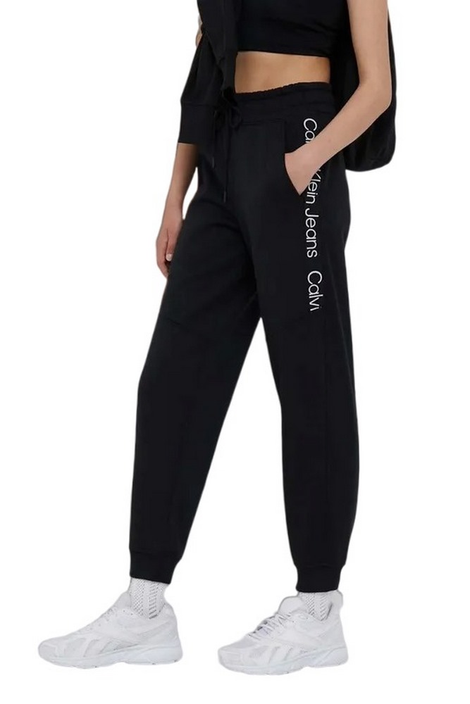 CALVIN KLEIN JEANS TAPE JOG PANT ΠΑΝΤΕΛΟΝΙ ΦΟΡΜΑΣ ΓΥΝΑΙΚΕΙΟ BLACK