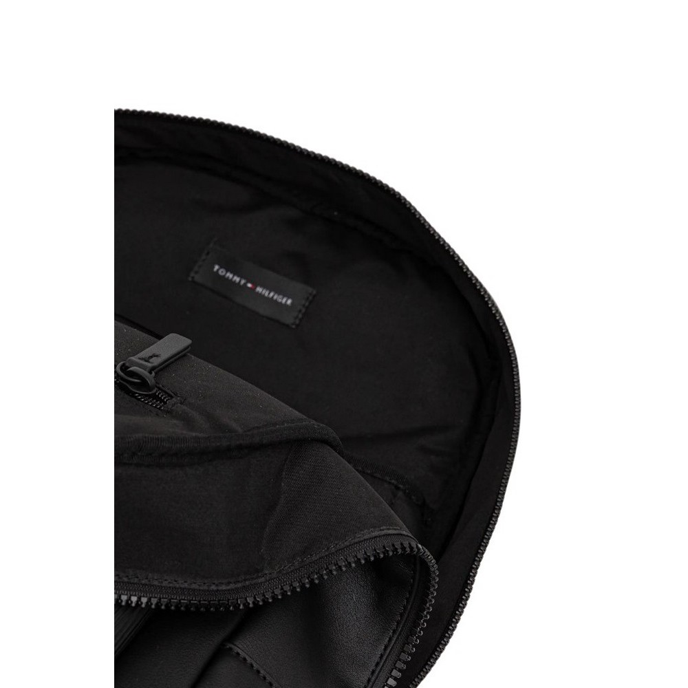 TOMMY HILFIGER FLAG BACKPACK ΤΣΑΝΤΑ ΑΝΔΡΙΚΗ BLACK