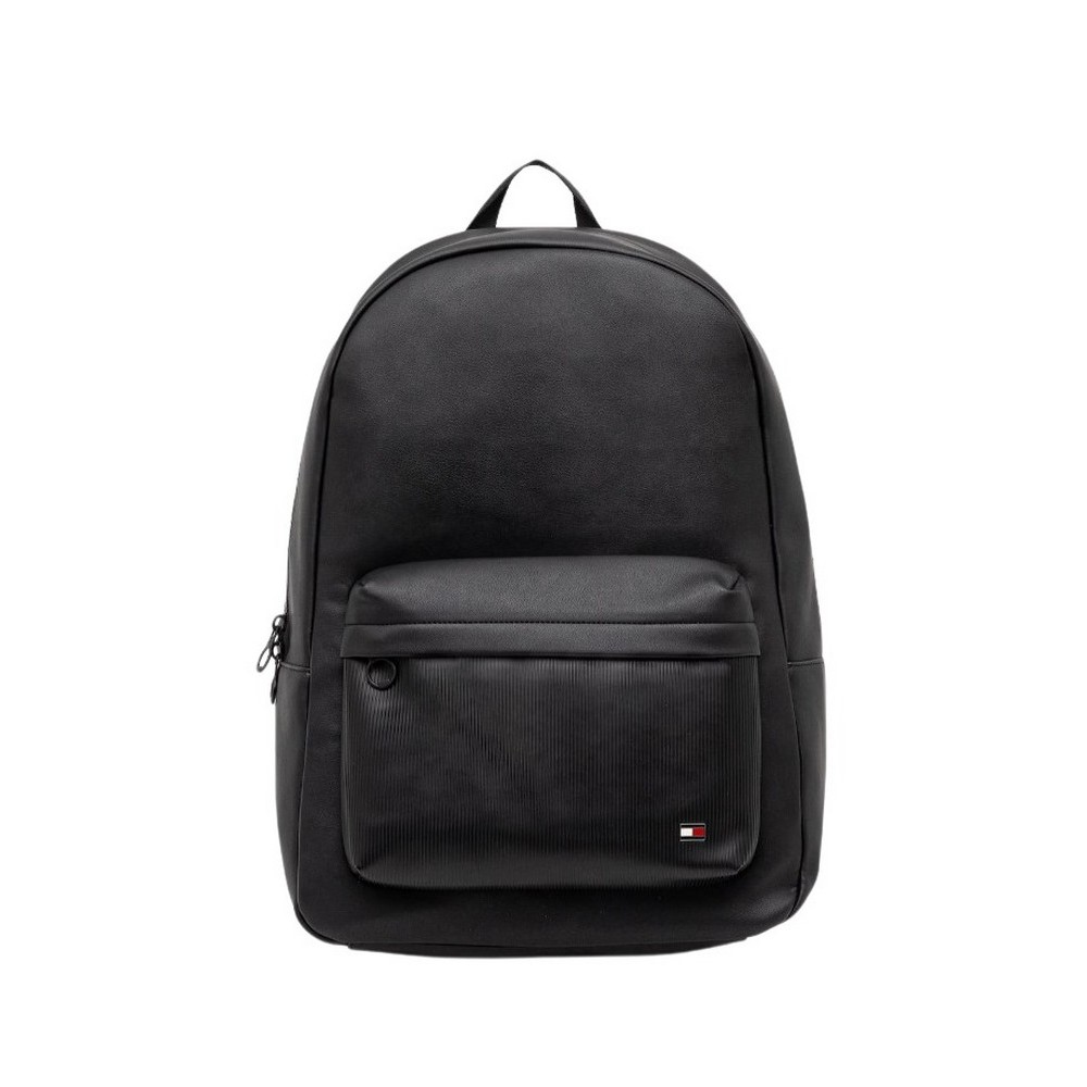 TOMMY HILFIGER FLAG BACKPACK ΤΣΑΝΤΑ ΑΝΔΡΙΚΗ BLACK