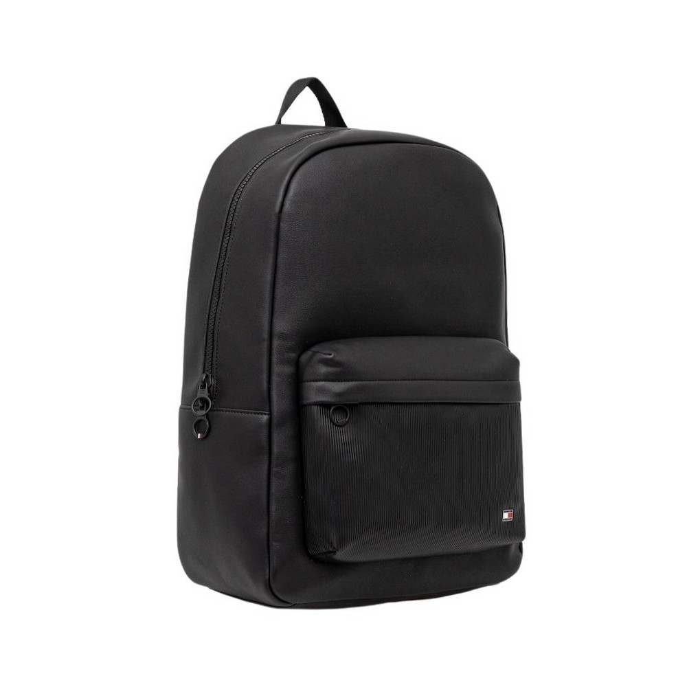 TOMMY HILFIGER FLAG BACKPACK ΤΣΑΝΤΑ ΑΝΔΡΙΚΗ BLACK