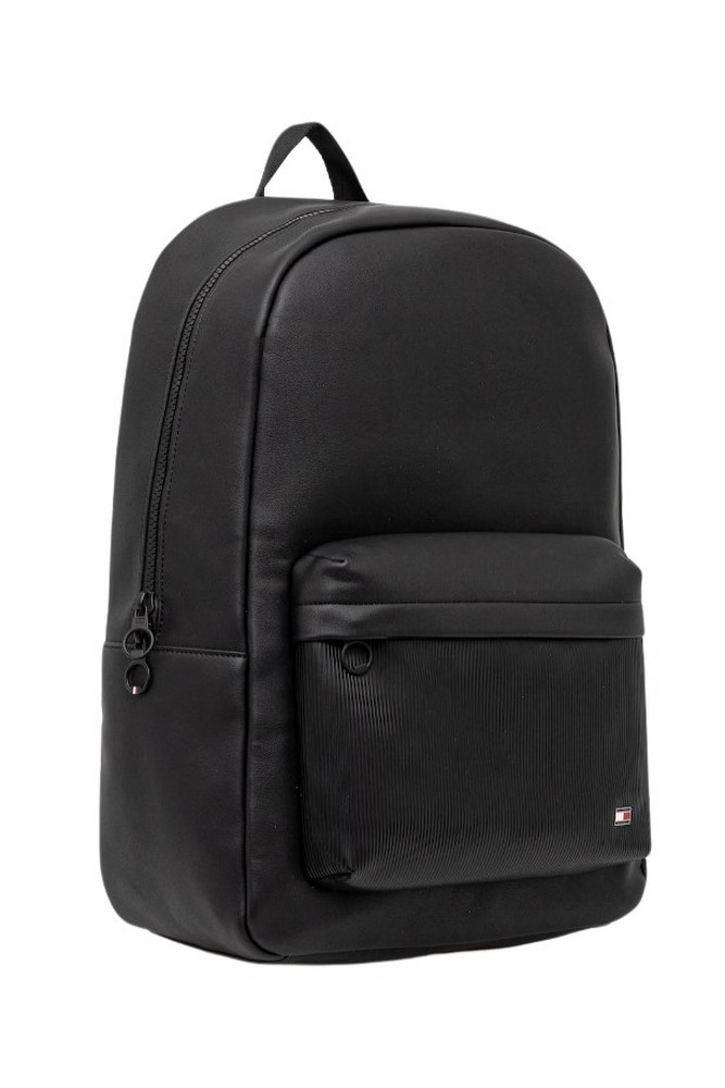 TOMMY HILFIGER FLAG BACKPACK ΤΣΑΝΤΑ ΑΝΔΡΙΚΗ BLACK
