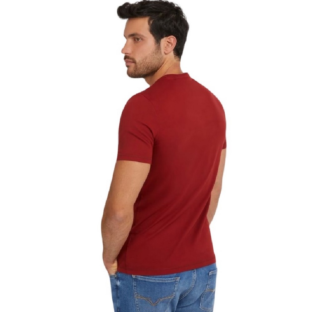 GUESS AIDY T-SHIRT ΜΠΛΟΥΖΑ ΑΝΔΡΙΚΗ BORDEAUX