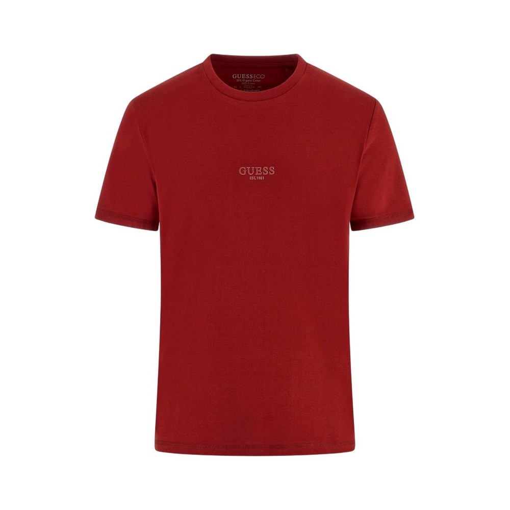 GUESS AIDY T-SHIRT ΜΠΛΟΥΖΑ ΑΝΔΡΙΚΗ BORDEAUX