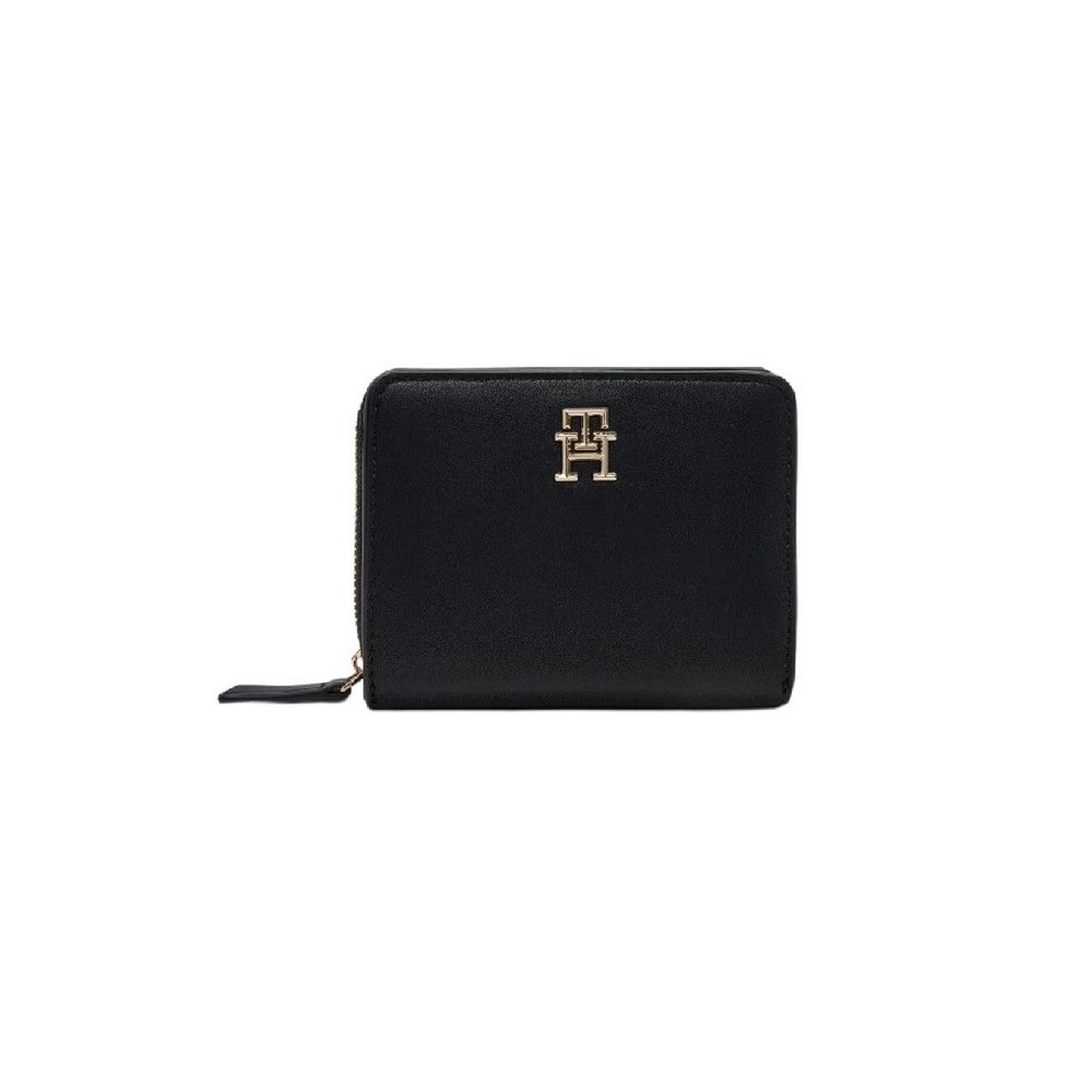 TOMMY HILFIGER LOGOTAPE MED ZA ΠΟΡΤΟΦΟΛΙ ΓΥΝΑΙΚΕΙΟ BLACK