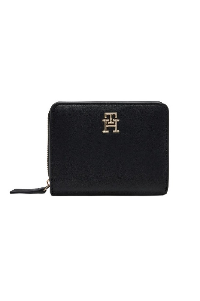 TOMMY HILFIGER LOGOTAPE MED ZA ΠΟΡΤΟΦΟΛΙ ΓΥΝΑΙΚΕΙΟ BLACK
