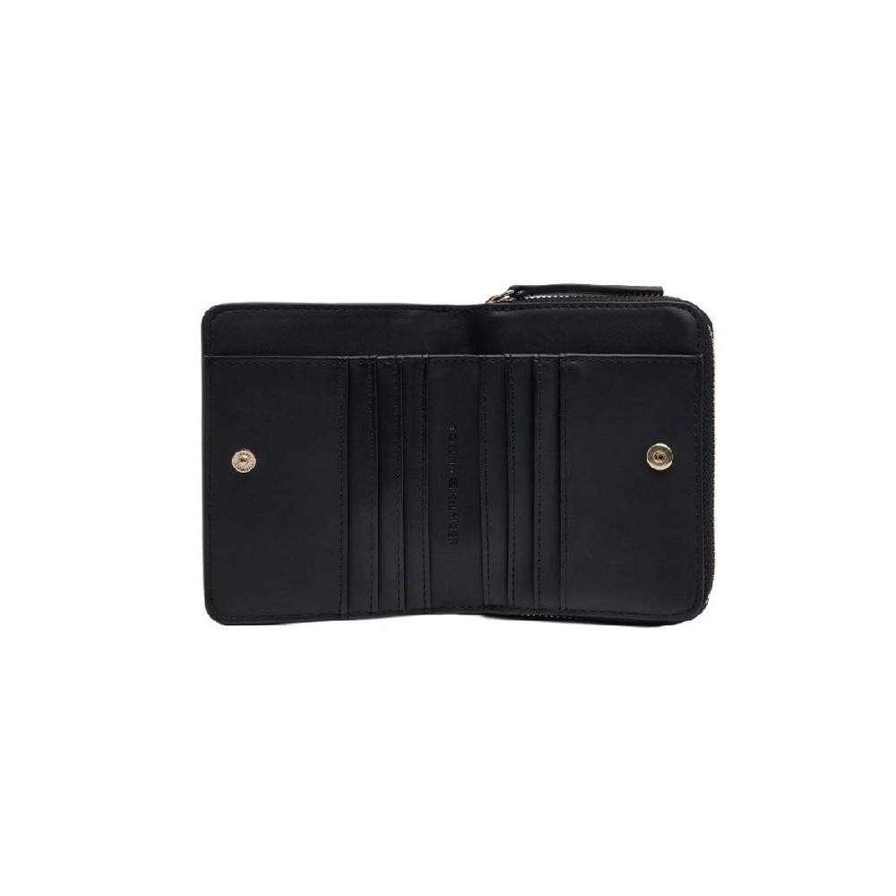TOMMY HILFIGER LOGOTAPE MED ZA ΠΟΡΤΟΦΟΛΙ ΓΥΝΑΙΚΕΙΟ BLACK
