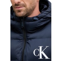 CALVIN KLEIN JEANS LS NYLON MONOGRAM PUFFER JKT ΜΠΟΥΦΑΝ ΑΝΔΡΙΚΟ DARK NAVY