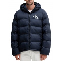 CALVIN KLEIN JEANS LS NYLON MONOGRAM PUFFER JKT ΜΠΟΥΦΑΝ ΑΝΔΡΙΚΟ DARK NAVY