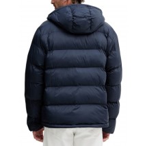 CALVIN KLEIN JEANS LS NYLON MONOGRAM PUFFER JKT ΜΠΟΥΦΑΝ ΑΝΔΡΙΚΟ DARK NAVY