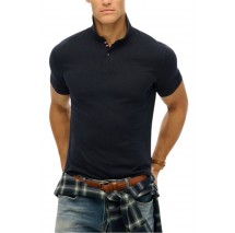 SUPERDRY D1 STUD CITY PIQUE POLO T-SHIRT ΜΠΛΟΥΖΑ ΑΝΔΡΙΚΗ ECLIPSE NAVY