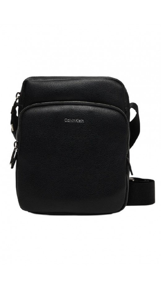 CALVIN KLEIN RAISED POCKET REPORTER ΤΣΑΝΤΑ ΑΝΔΡΙΚΗ BLACK