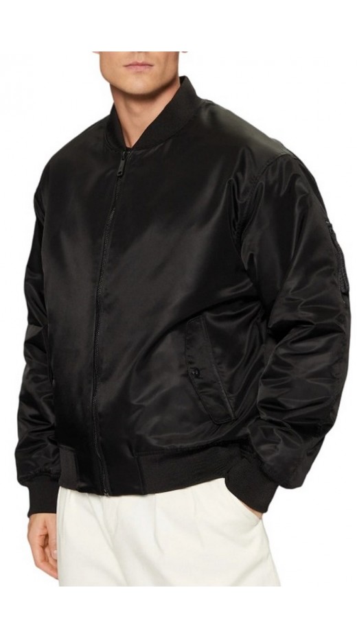 CALVIN KLEIN JEANS LS NYLON PADDED HERO BOMBER ΜΠΟΥΦΑΝ ΑΝΔΡΙΚΟ BLACK