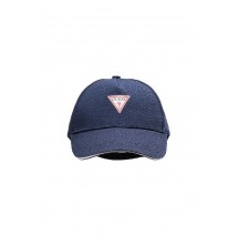GUESS TRIANGLE PATCH BASEBALL ΚΑΠΕΛΟ ΑΝΔΡΙΚΟ BLUE