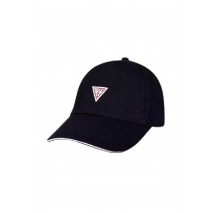 GUESS TRIANGLE PATCH BASEBALL ΚΑΠΕΛΟ ΑΝΔΡΙΚΟ BLACK