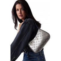 GUESS ARNELA TOP ZIP SHOULDER BAG ΤΣΑΝΤΑ ΓΥΝΑΙΚΕΙ? SILVER