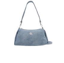 CALVIN KLEIN DENIM LAYLA SHOULDER BAG SM ΤΣΑΝΤΑ ΓΥΝΑΙΚΕΙΑ BLUΕ DENIM