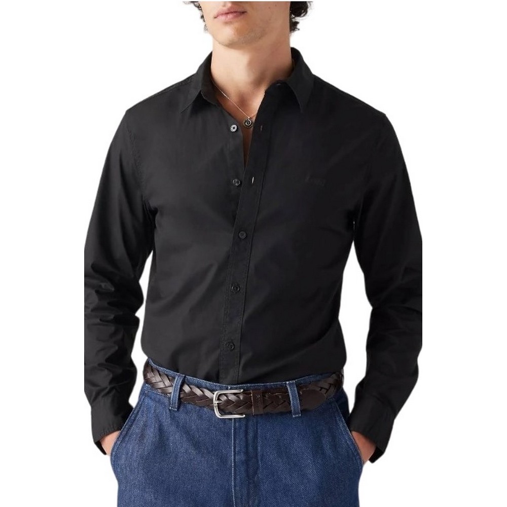 LEVIS LS BATTERY HM SHIRT SLIM BLACKS ΠΟΥΚΑΜΙΣΟ ΑΝΔΡΙΚΟ BLACK