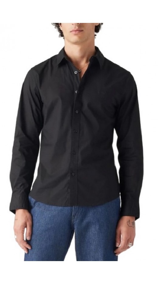 LEVIS LS BATTERY HM SHIRT SLIM BLACKS ΠΟΥΚΑΜΙΣΟ ΑΝΔΡΙΚΟ BLACK
