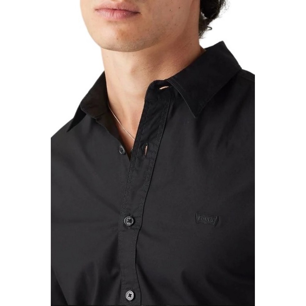 LEVIS LS BATTERY HM SHIRT SLIM BLACKS ΠΟΥΚΑΜΙΣΟ ΑΝΔΡΙΚΟ BLACK