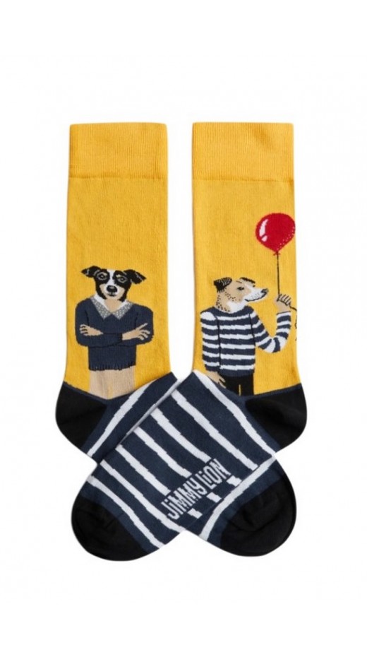 JIMMY LION THE DREAMER SOCKS UNISEX ΚΑΛΤΣΕΣ YELLOW