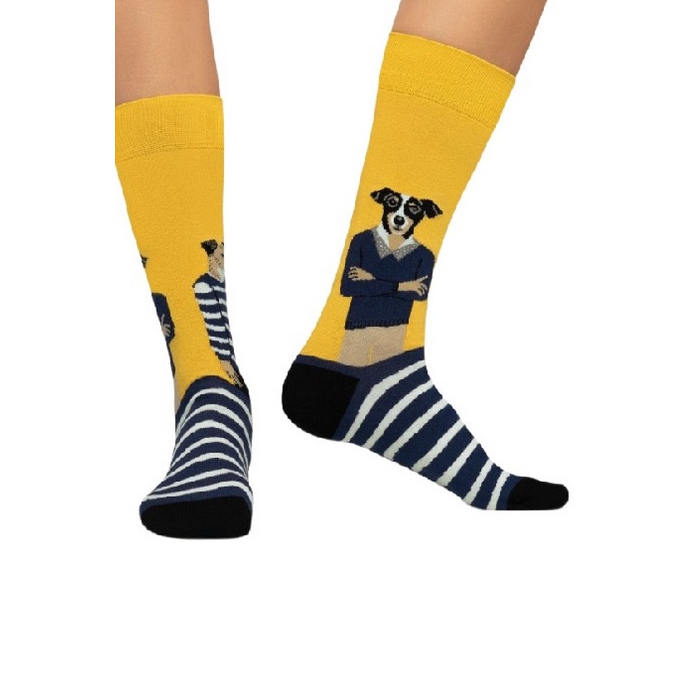 JIMMY LION THE DREAMER SOCKS UNISEX ΚΑΛΤΣΕΣ YELLOW