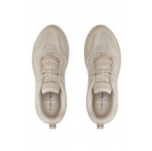 CALVIN KLEIN JEANS RETRO TENNIS LOW LACE ΠΑΠΟΥΤΣΙ ΓΥΝΑΙΚΕΙΟ EGGSHELL