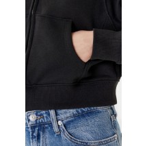 TOMMY JEANS BXY CRP LINEAR ZIP THRU EX ΖΑΚΕΤΑ ΓΥΝΑΙΚΕΙΑ BLACK