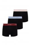 CALVIN KLEIN LOW RISE TRUNK 3PK ΕΣΩΡΟΥΧΟ ΑΝΔΡΙΚΟ BLACK/PINK
