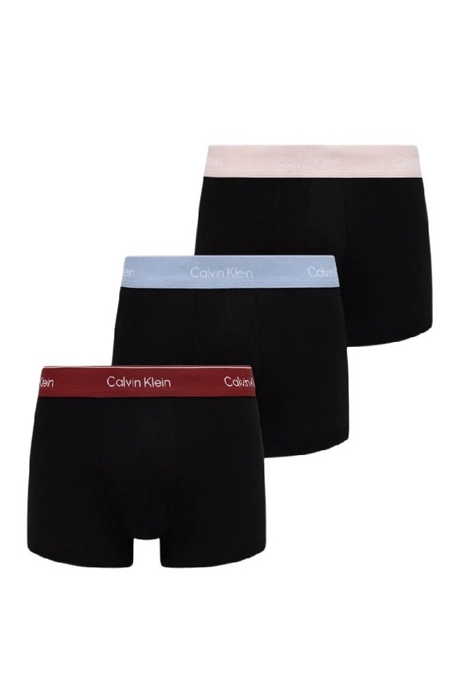 CALVIN KLEIN LOW RISE TRUNK 3PK ΕΣΩΡΟΥΧΟ ΑΝΔΡΙΚΟ BLACK/PINK