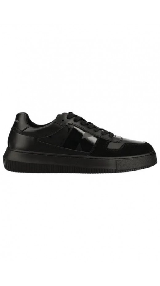 CALVIN KLEIN CHUNKY CUPSOLE LACEUP MIX LTH ΠΑΠΟΥΤΣΙ ΑΝΔΡΙΚΟ BLACK