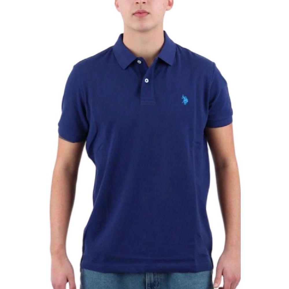 U.S POLO ASSN  41029 POLO T-SHIRT ΜΠΛΟΥΖΑ ΑΝΔΡΙΚΗ NAVY