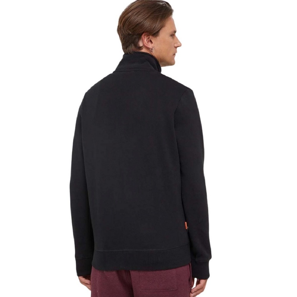 SUPERDRY ESSENTIAL LOGO ZIP TRACK TOP ΖΑΚΕΤΑ ΑΝΔΡΙΚΗ BLACK