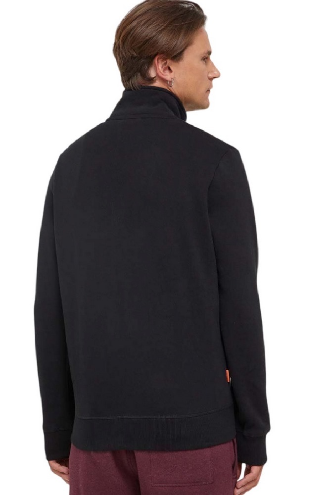 SUPERDRY ESSENTIAL LOGO ZIP TRACK TOP ΖΑΚΕΤΑ ΑΝΔΡΙΚΗ BLACK