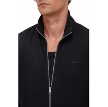 SUPERDRY ESSENTIAL LOGO ZIP TRACK TOP ΖΑΚΕΤΑ ΑΝΔΡΙΚΗ BLACK
