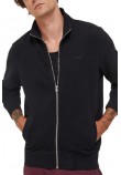 SUPERDRY ESSENTIAL LOGO ZIP TRACK TOP ΖΑΚΕΤΑ ΑΝΔΡΙΚΗ BLACK