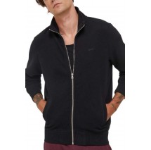 SUPERDRY ESSENTIAL LOGO ZIP TRACK TOP ΖΑΚΕΤΑ ΑΝΔΡΙΚΗ BLACK