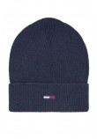 TOMMY HILGIGER TJW FLAG BEANIE ΣΚΟΥΦΟΣ ΓΥΝΑΙΚΕΙΟΣ NAVY