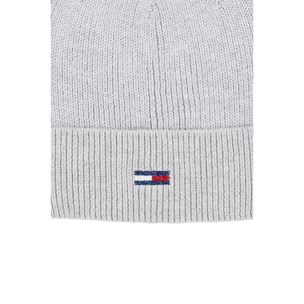 TOMMY HILGIGER TJW FLAG BEANIE ΣΚΟΥΦΟΣ ΓΥΝΑΙΚΕΙΟΣ GREY