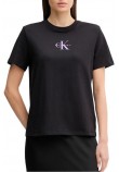CALVIN KLEIN 20S CLASSIC LOGO TEE T-SHIRT ΜΠΛΟΥΖΑ ΓΥΝΑΙΚΕΙΑ BLACK