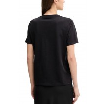 CALVIN KLEIN 20S CLASSIC LOGO TEE T-SHIRT ΜΠΛΟΥΖΑ ΓΥΝΑΙΚΕΙΑ BLACK
