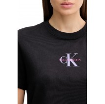 CALVIN KLEIN 20S CLASSIC LOGO TEE T-SHIRT ΜΠΛΟΥΖΑ ΓΥΝΑΙΚΕΙΑ BLACK