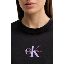 CALVIN KLEIN 20S CLASSIC LOGO TEE T-SHIRT ΜΠΛΟΥΖΑ ΓΥΝΑΙΚΕΙΑ BLACK