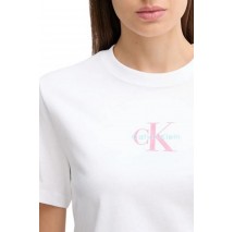 CALVIN KLEIN 20S CLASSIC LOGO TEE T-SHIRT ΜΠΛΟΥΖΑ ΓΥΝΑΙΚΕΙΑ WHITE
